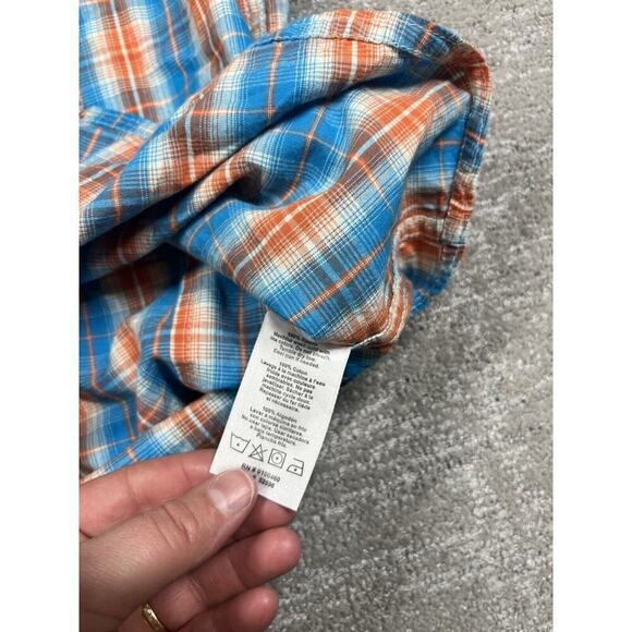 Kavu Mens Plaid Button Front Short Sleeve Outdoor Shirt Size M - Picture 5 of 6